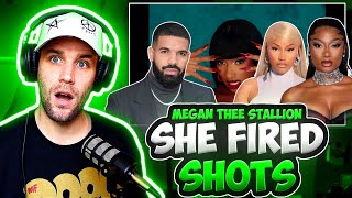 NICKI MINAJ amp DRAKE DISS  Rapper Reacts to Meghan Thee Stallion  HISS First Reaction [upl. by Adnim]