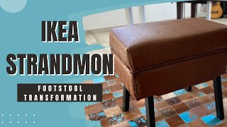 Transforming an IKEA STRANDMON Footstool  Pouf into a Piano Stool [upl. by Berner223]