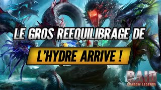 Le Gros Rééquilibrage de lHydre arrive  Toutes les Infos   Raid Shadow Legends [upl. by Nemrak]