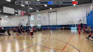 808 13U Orange vs Dime 13 Elite 20240629 Day 1 Match 1 1st Set Match 1 [upl. by Alderson]