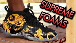 quotSupremequot Air Foamposite One OnFeet [upl. by Karita472]