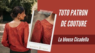 Tuto couture 🧡 La blouse Cicadella [upl. by Uttica230]