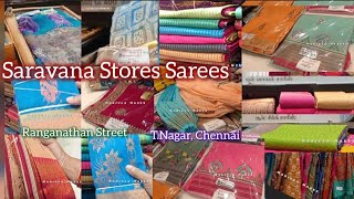 Saravana Stores Sarees Collection  Festival Sarees Shopping  Ranganathan Street TNagar Shopping [upl. by Una]