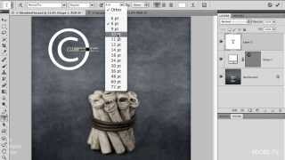 Creating Transparent Logos for Watermarks and Overlays in Photoshop [upl. by Dunton]