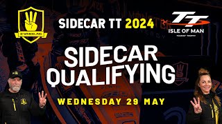 3 Wheeling TT 2024  Sidecar Qualifying 3  Wednesday 29 May [upl. by Nol]