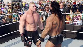 Brock Lesnar vs drew McIntyre  No Holds Barred Match  WRESTLEMANIA 31 DAY  WWE 2K24 [upl. by Noe]