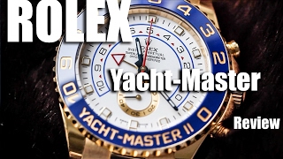 Rolex YachtMaster II Yellow Gold Review [upl. by Kirred]