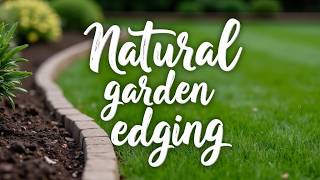 15 Natural Garden Edging Ideas Beautiful amp EcoFriendly Borders [upl. by Holtorf]