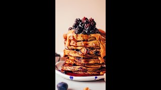 GrainFree Plantain Pancakes 1 Blender  Minimalist Baker Recipes [upl. by Upton]