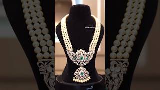 925 Silver Jewellery  Precious Pearls curated with Victorian Pendant CallWhatsApp 9704646699 [upl. by Mellicent]