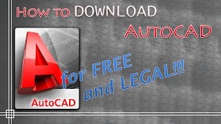 How to legally download and install Autocad for free Educational version [upl. by Llehcram]