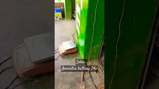 Solar inverter battery electrical viralvideo [upl. by Oir]