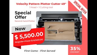 VELOCITY PATTERN PLOTTER CUTTER  OPEN BOX  SPECIAL OFFER [upl. by Drolet]