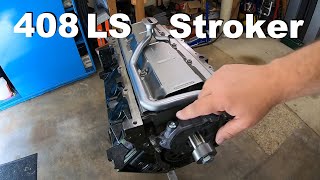 How to install a factory LS windage tray on a 4 inch stroker crank C5 Corvette [upl. by Arahahs]