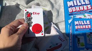 Honest Review Mille Bornes Card Game French Racing [upl. by Warfold]