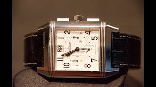 Review JaegerLeCoultre Reverso Squadra Chronograph GMT [upl. by Cynar]