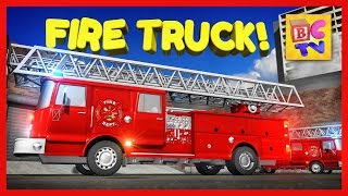 Learn About Fire Trucks for Children  Educational Video for Kids by Brain Candy TV [upl. by Greenman97]