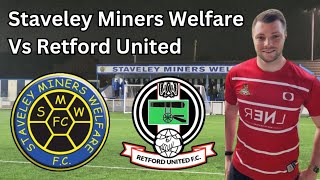 17 YEAR OLD KEEPER SAVES THE DAY IN THE SHOOTOUT Staveley Miners Welfare Vs Retford United [upl. by Mokas]