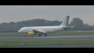 Vueling A320 departure from Manchester [upl. by Anoo386]