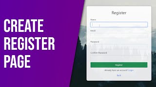 07  Create Custom Registration Page In AspNet Core MVC App [upl. by Revorg]