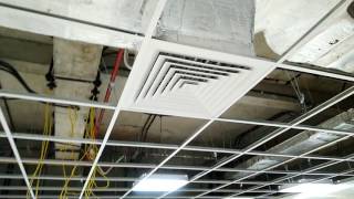 Mechanical Engineering Air Handling UnitAHU Ducting and Diffuser Work [upl. by Kohler]