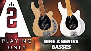 Sire Marcus Miller Z Series Bass Guitars  Playing Only Demo [upl. by Kyd]