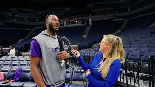 Josh Okogie and Amanda Pflugrad Interview  Phoenix Suns [upl. by Barry]