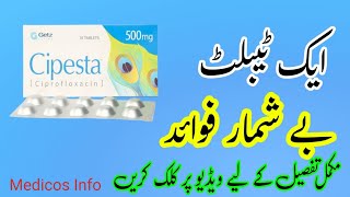 cipesta 500mg tablet uses in urdu  How to use cipesta 500 mg tablet  ciproflixacin 500mg tablet [upl. by Anella]