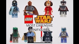 Top 25 Most expensive Lego Star Wars figures 2024 [upl. by Brookner]