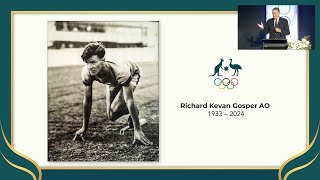 Rod McGeochs tribute at Kevan Gospers Memorial Service HD 1080p [upl. by Plantagenet]