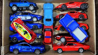 Box Full of Model Cars GTR R50 Porsche 911 GT3 Toyota AE86 Pagani Huayra Ford GT BMW Dtmcars [upl. by Amalle565]