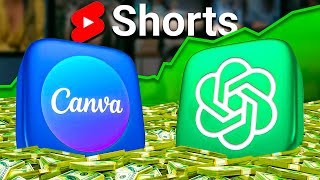 CRAZY 1000 YouTube Shorts in 17 MINUTES Using AI Canva  ChatGPT [upl. by Palestine871]