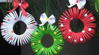 Paper Crafts For School  Christmas Crafts  Christmas Decorations Ideas  Paper Craft  Paper [upl. by Henriha853]