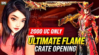 Flame Crate Ultimate Crate Opening 😍  Flamewave AWM Crate Opening  Bloody Noon Set and Mask bgmi [upl. by Beora936]