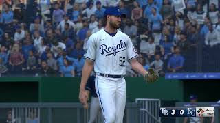 MLB The Show 24  Tampa Bay Rays vs Kansas City Royals [upl. by Eisiam848]