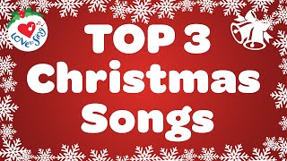 Top 3 Christmas Songs with Lyrics 🎄 Merry Christmas Songs [upl. by Dazraf]