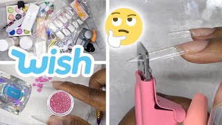 DIY Testing Acrylic Nail Kit from Wish [upl. by Damalas903]