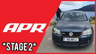 Mk5 Golf GTI APR Stage 2 First Drive [upl. by Palmore]