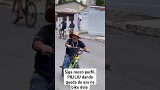 Siga nosso perfil PILILIU danda queda de asa na bike dele [upl. by Roanna397]