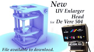 Making a UV enlarger condenser head for my De Vere 504 ultraviolet [upl. by Nawoj]