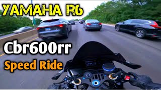 Cbr600rr Vs Yamaha R6  Honda CBR 600 RR 2024  Kawasaki ZX4RR [upl. by Macri223]