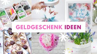 Kreative DIY Geldgeschenke für Hochzeiten Geburtstage oder ein Jubiläum [upl. by Letisha277]