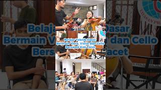 Belajar alat musik Violin Viola dan Cello🥰 music song violin viola cello [upl. by Aneert]