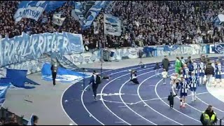 Die Mannschaft feiert vor der Kurve nach dem Achtelfinaleinzug und Sieg gegen Heidenheim [upl. by Eiramassenav245]