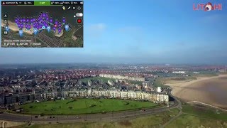 Phantom 3 Waypoint Mission Using Litchi beta with overlay [upl. by Enael60]