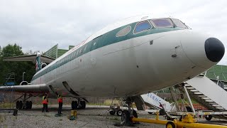 51 YEAR OLD HAWKER SIDDELEY TRIDENT THREE  FULL WALK AROUND amp INTERIOR TOUR RUNWAY VISITOR PARK ✈️ [upl. by Meneau]