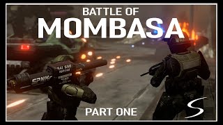 Battle for Mombasa  Halo Fan Animation [upl. by Odnala]