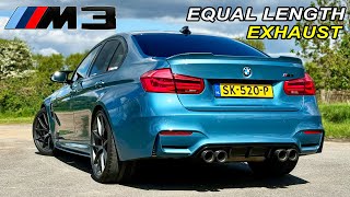 1 of 2 BMW Individual M3 F80  REVIEW on Autobahn [upl. by Tteltrab]