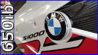 Illuminated BMW Roundel and MORE Carbon Fiber Installed  S1000RR Build Series [upl. by Haland]