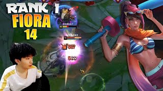 14 Fiora vs Vayne  14Fiora Fiora Guide [upl. by Edina]